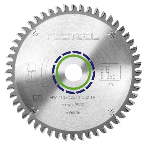 Saw Blade Hw 160 X2,2 X20 Tf52