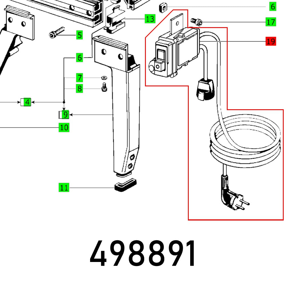 Switch Element Cms Ge Eu 230 V