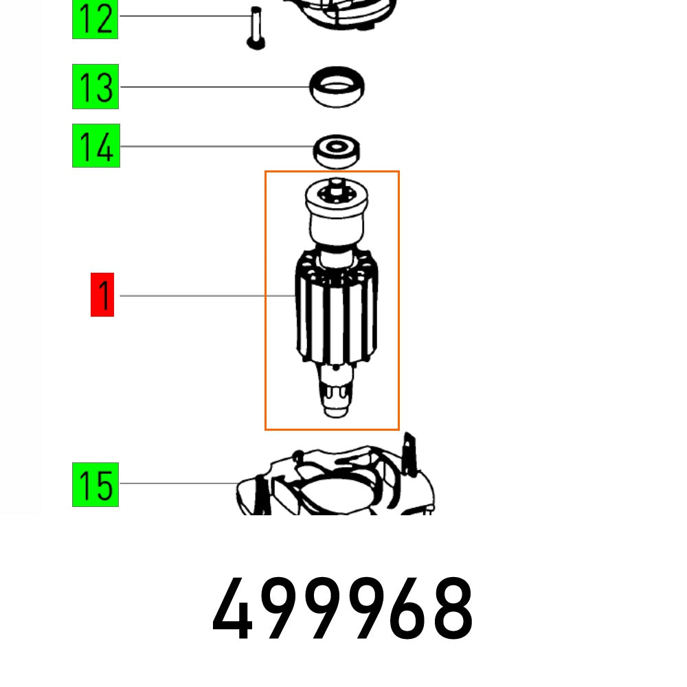 Armature Es150 5 E 230 240 V Et Bg