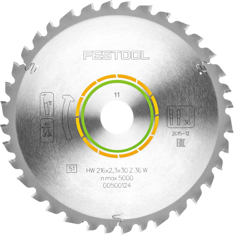 Universal Saw Blade 216 X2.3 X30 W36