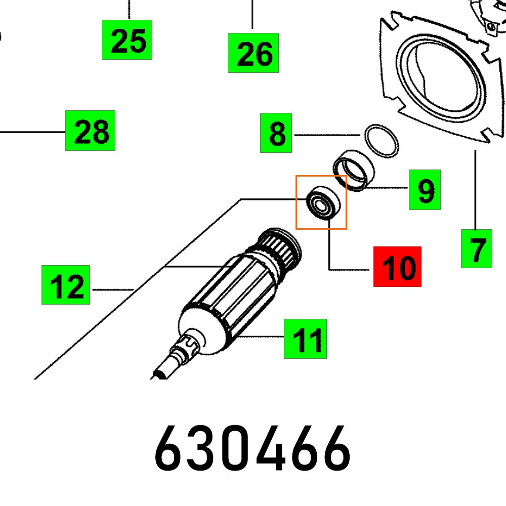 Bearing 608 Bb1 0188 Ed