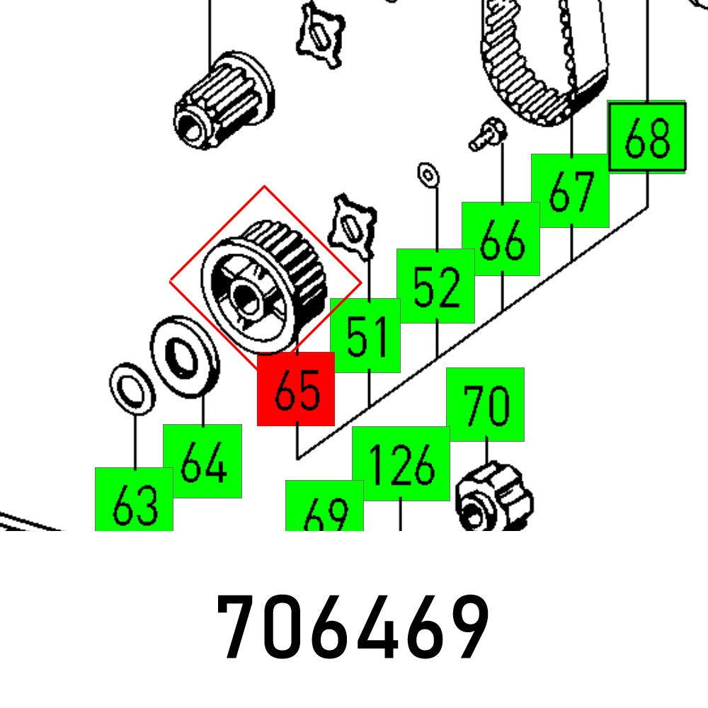 Toothed Belt Pu 27 Teeth 5 Mr