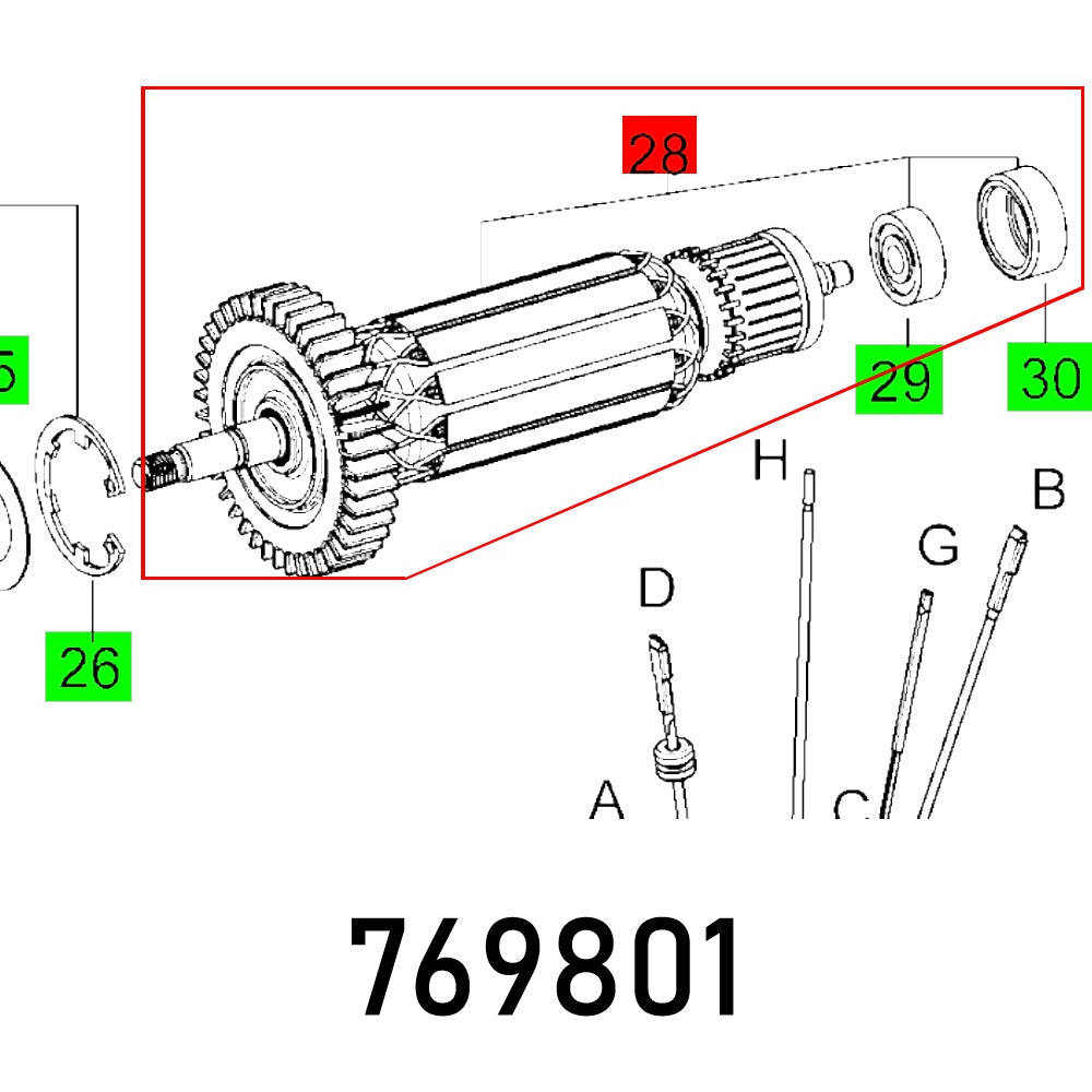 Armature Ag 125 14 D