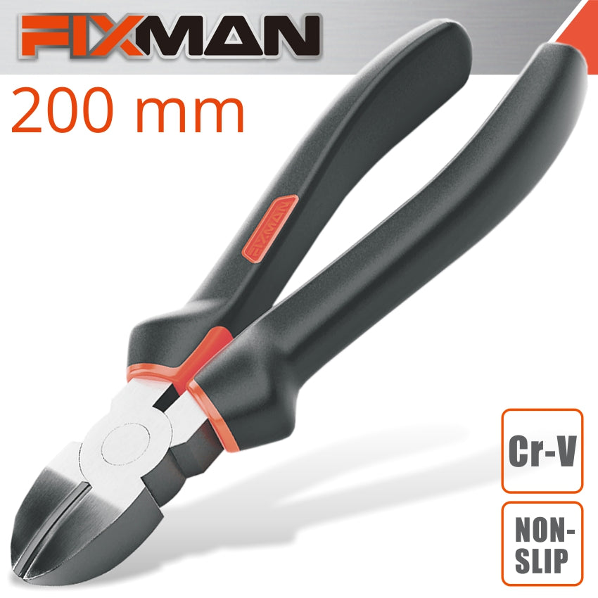 Fixman Industrial Diagonal Side Cutting Pliers 8' 200 Mm