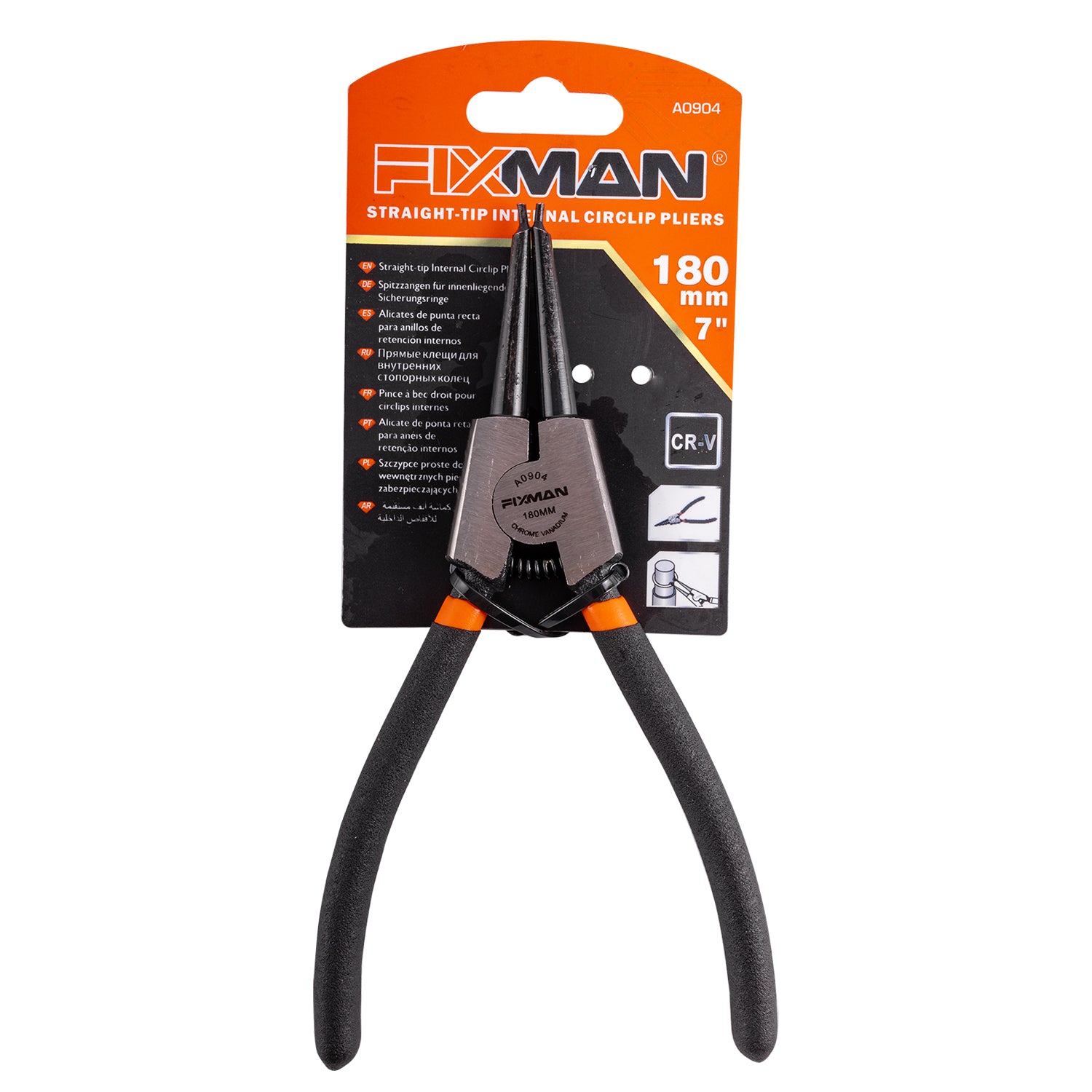 Fixman Straight External Circlip Pliers 7'/175 Mm