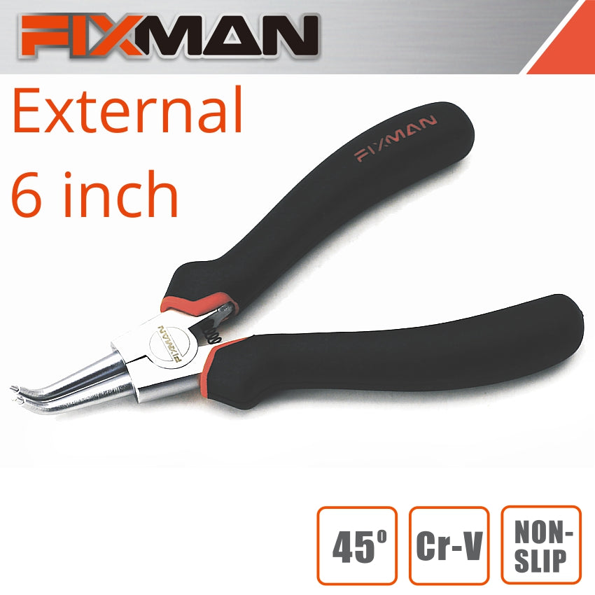 Fixman External Circlip Pliers 6'/145 Mm X 45 Deg