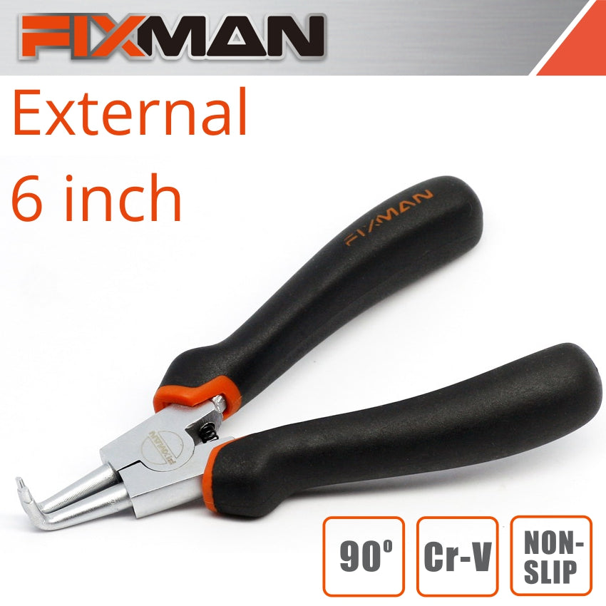 Fixman External Circlip Pliers 6'/145 Mm 90 Deg