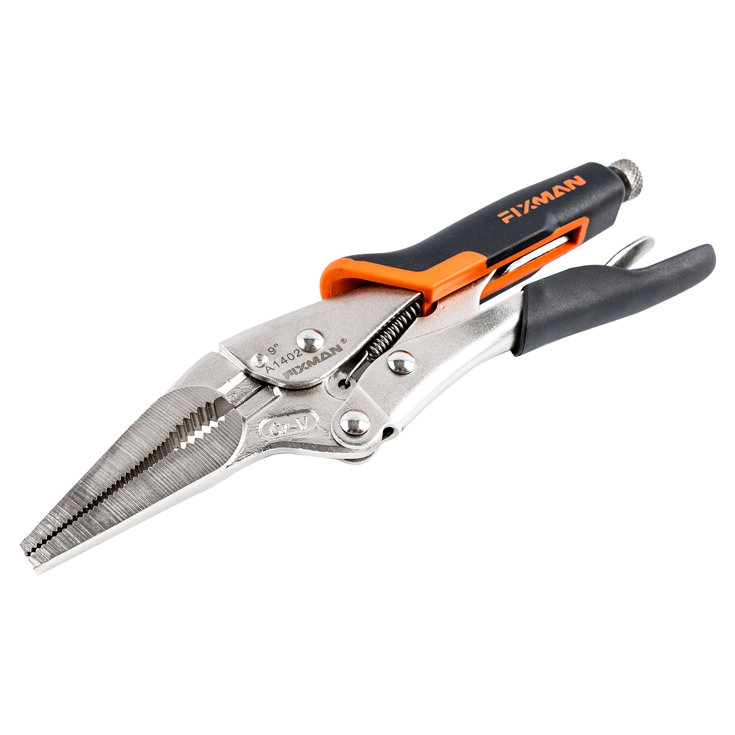 Fixman Long Nose Lock Grip Pliers 9'/225 Mm