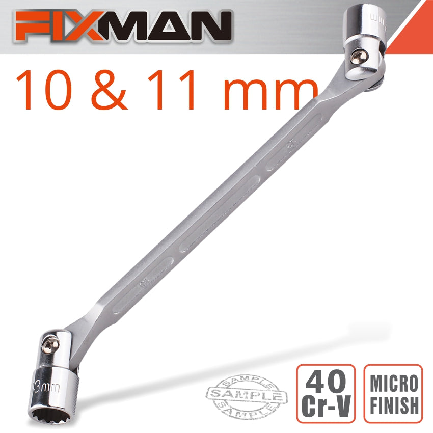 Fixman Hinged Socket Wrench 10 X11 Mm