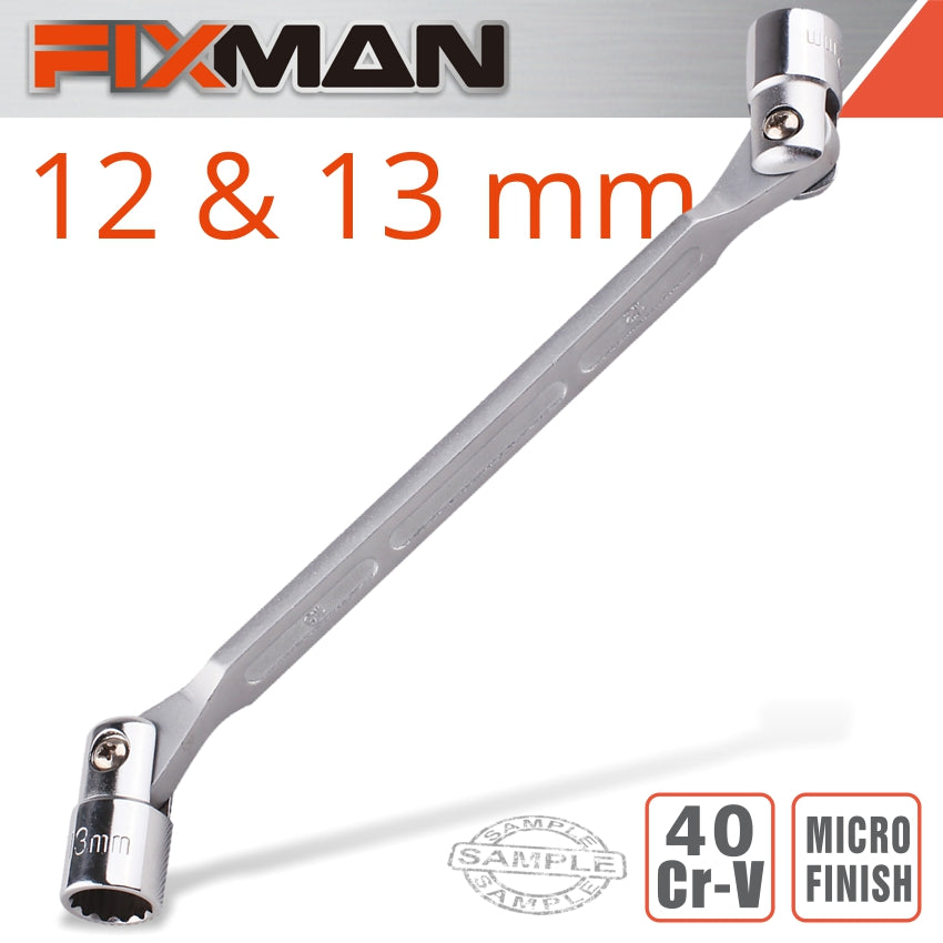 Fixman Hinged Socket Wrench 12 X13 Mm