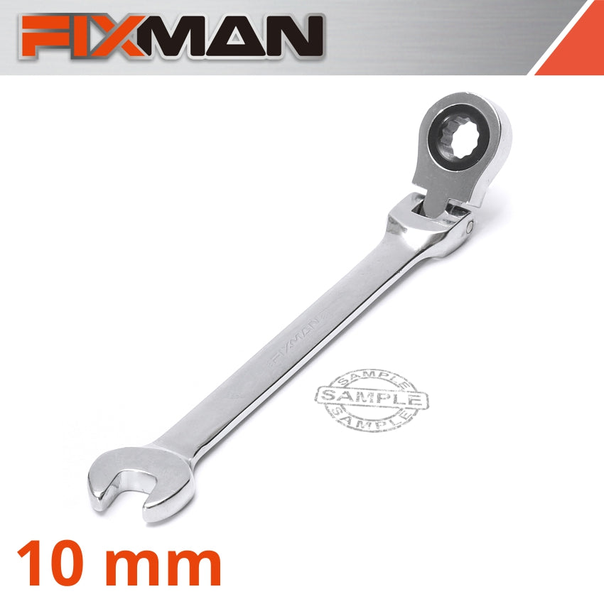 Fixman Flexible Ratchet Combination Wrench 10 Mm