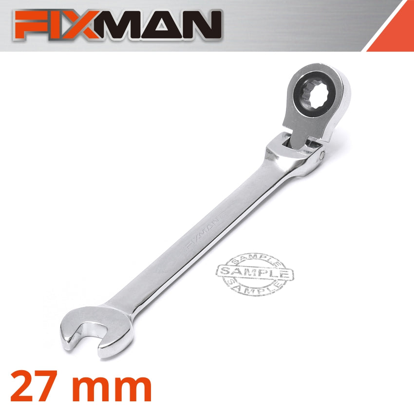 Fixman Flexible Ratchet Combination Wrench 27 Mm