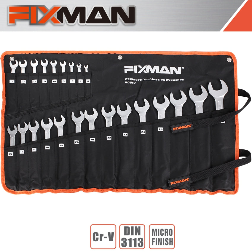 Fixman 23 Pcs Combination Spanner Set 6 Mm 32 Mm