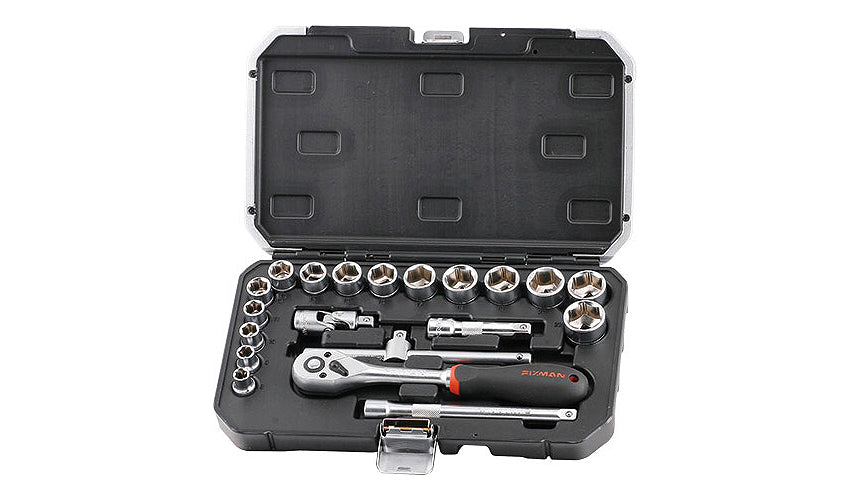 Fixman Socket Drive Set 20 Pc X 3/8'