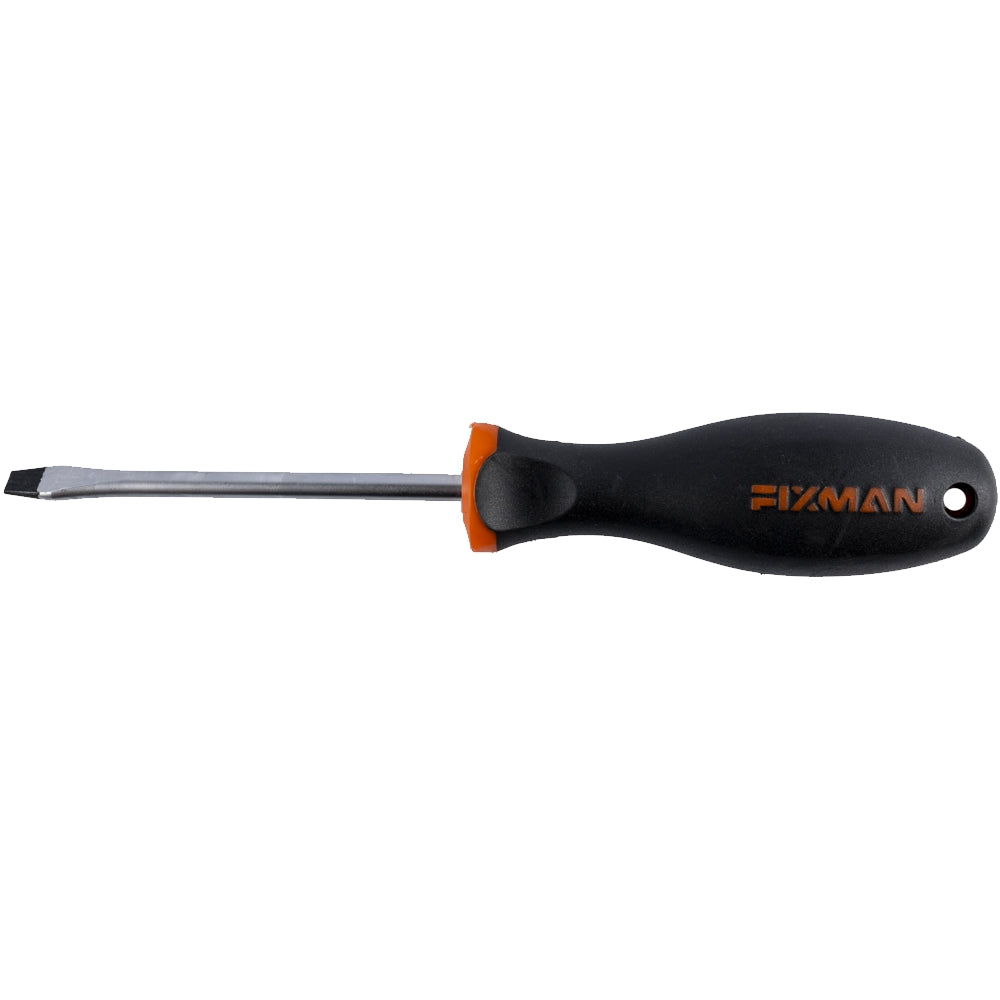 Fixman S/Driver Slotted 6.5 X1.2 X100 Mm Crv With Ergonomic Handle