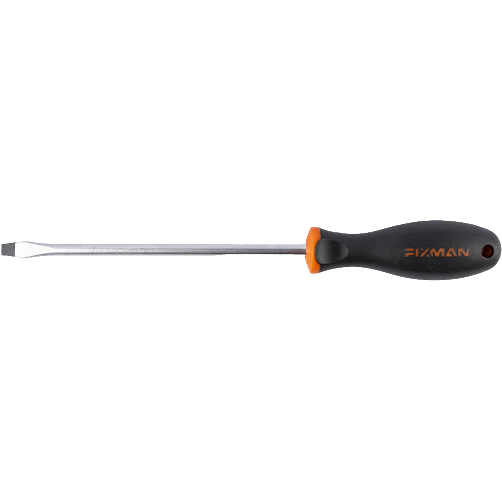 Fixman S/Driver Slotted 8 X1.2 X100 Mm Crv With Ergonomic Handle