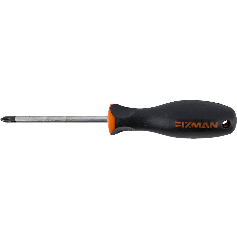 Fixman S/Driver Pozi Pz2 6 X100 Mm Crv With Ergonomic Handle