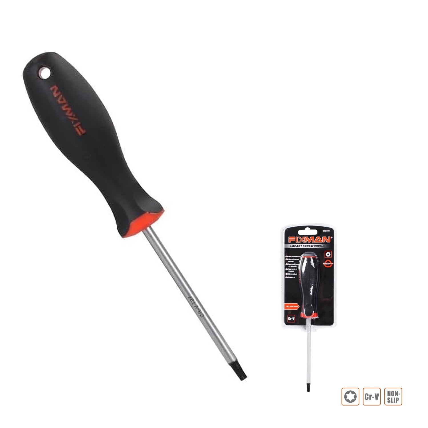 Fixman S/Driver Torx T10 6 X75 Mm Crv With Ergonomic Handle