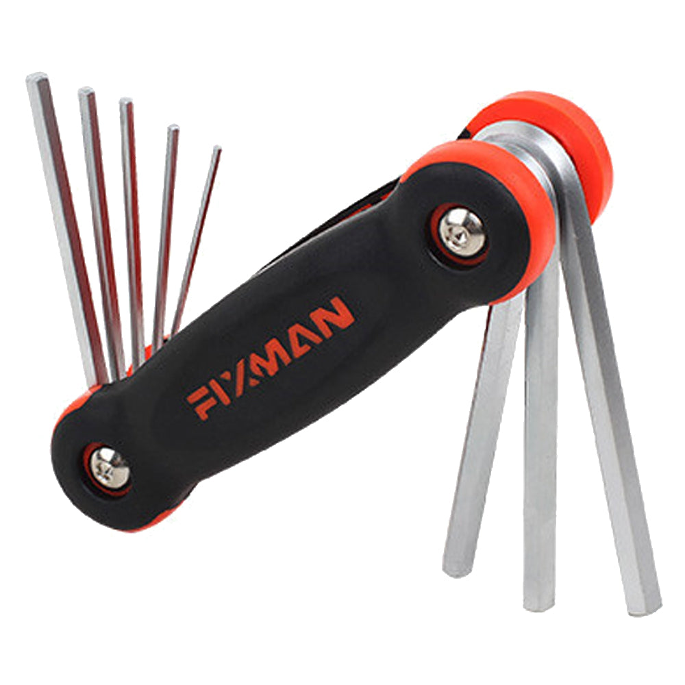 Fixman Hex Key Wrench Set 9 Pce (H5/64 H3/32 H1/8 H9/64 H5/32 H3/16 H7/