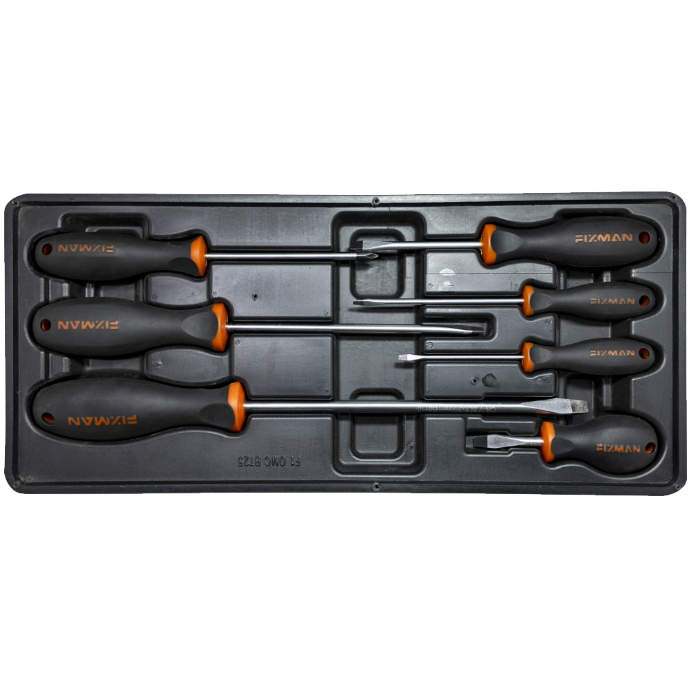 Fixman 7 Pc Slotted Screwdrivers