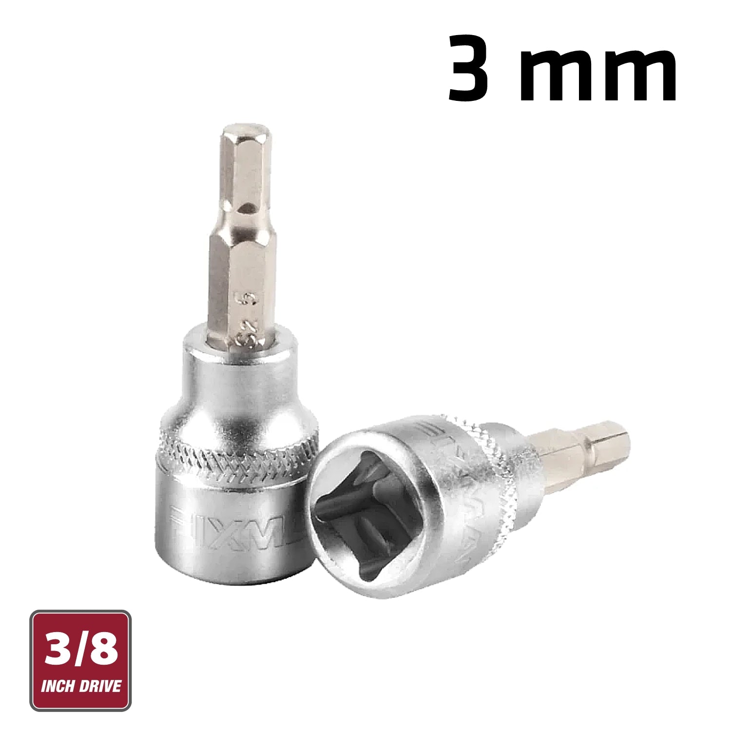 Fixman 3/8' Dr.Bit Socket 3 Mm Hex Allen H3