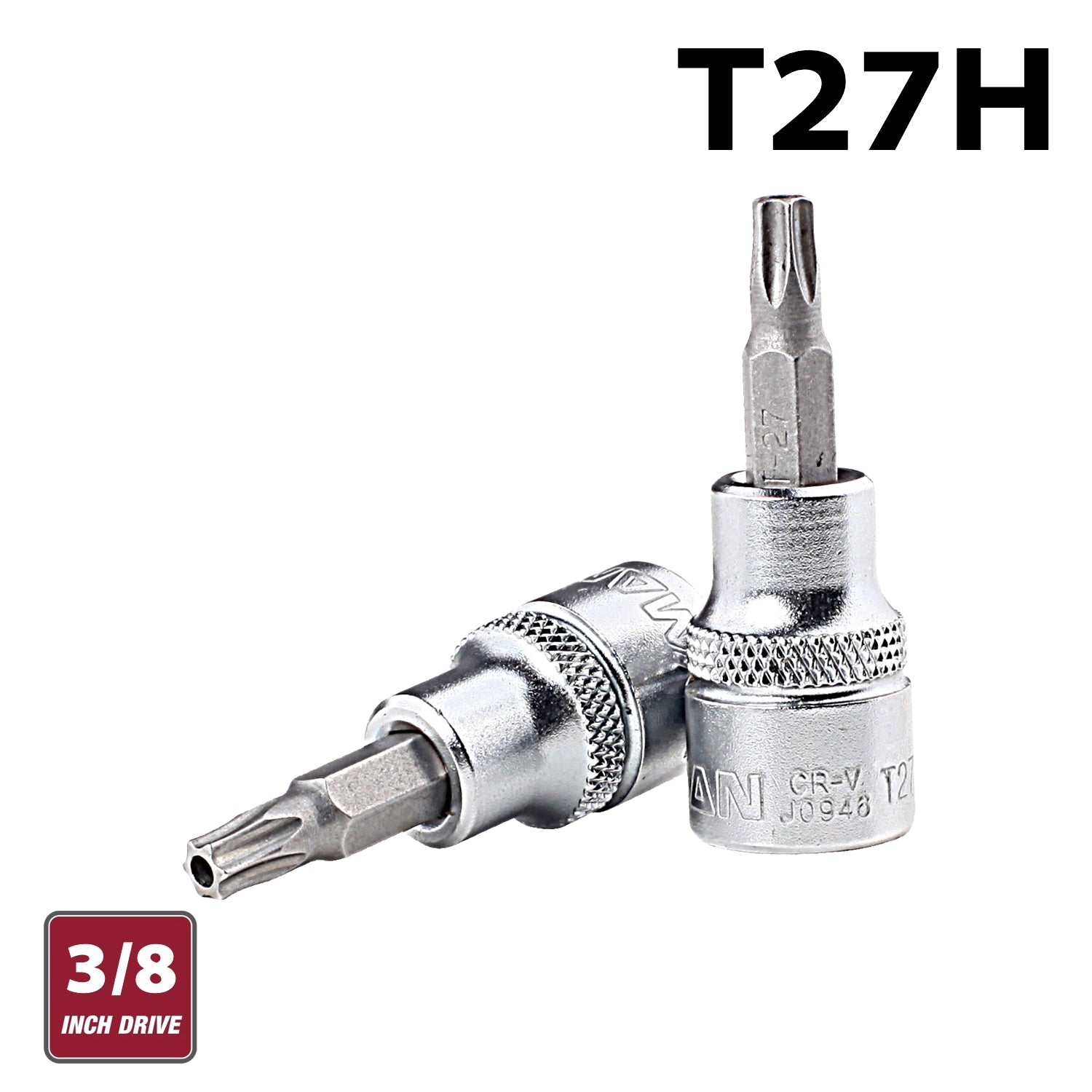 Fixman 3/8' Dr.Bit Socket T27 H Torx Security