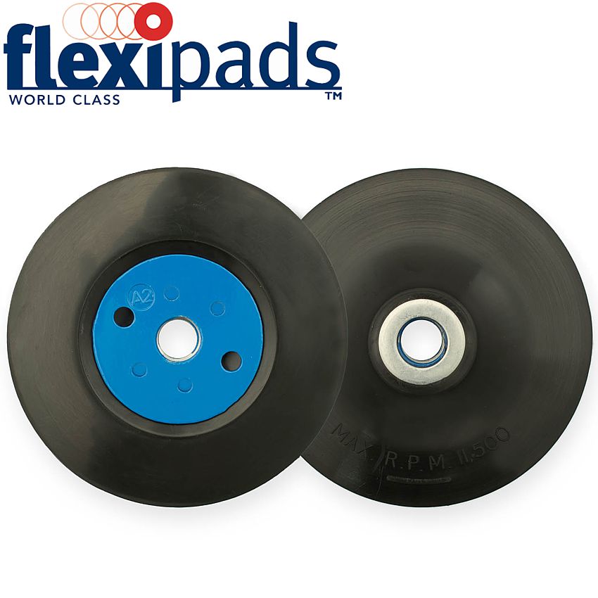 Grinder Pad & Nut 115 Mm M14 X2 Mm Black