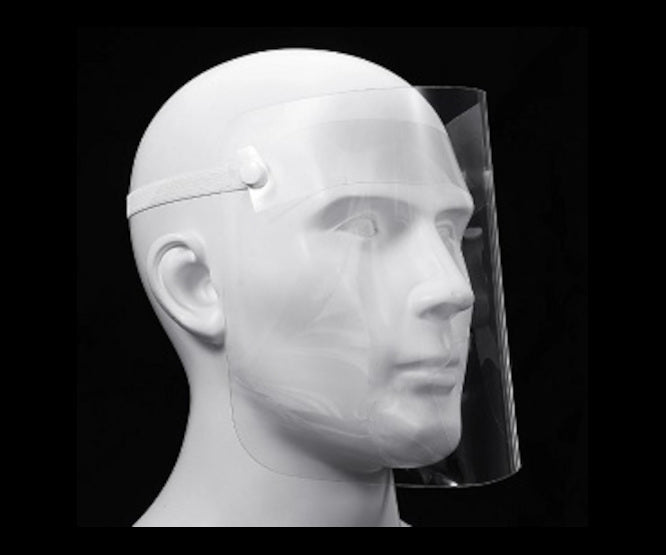 I-Clear Face Shield 0.5 Mm Sponge &amp; Rubberband Face Shield 1