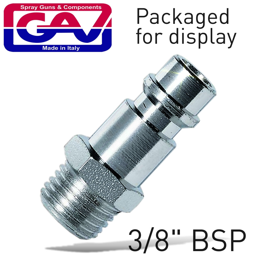 Coupler Insert 3/8'm 2 Packaged