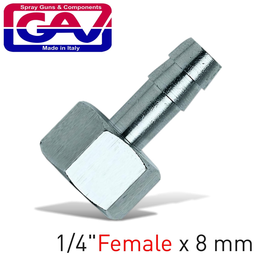 Hose Adaptor 8 Mm X 1/4'female