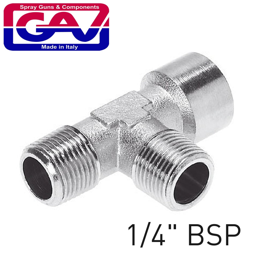 T Connector 1/4' Mmf