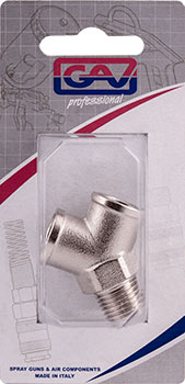 Y Connector 1/4'mff Gio1071 2 Packaged