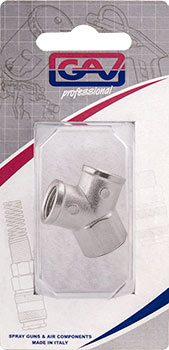 Y Connector Fff 1/4' Packaged