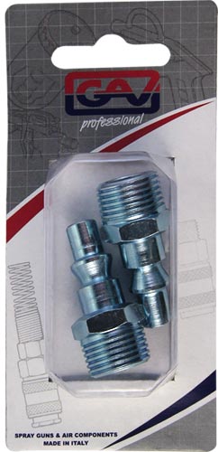 Quick Coupler/Inserts Aro 3/8'm 2 Packaged