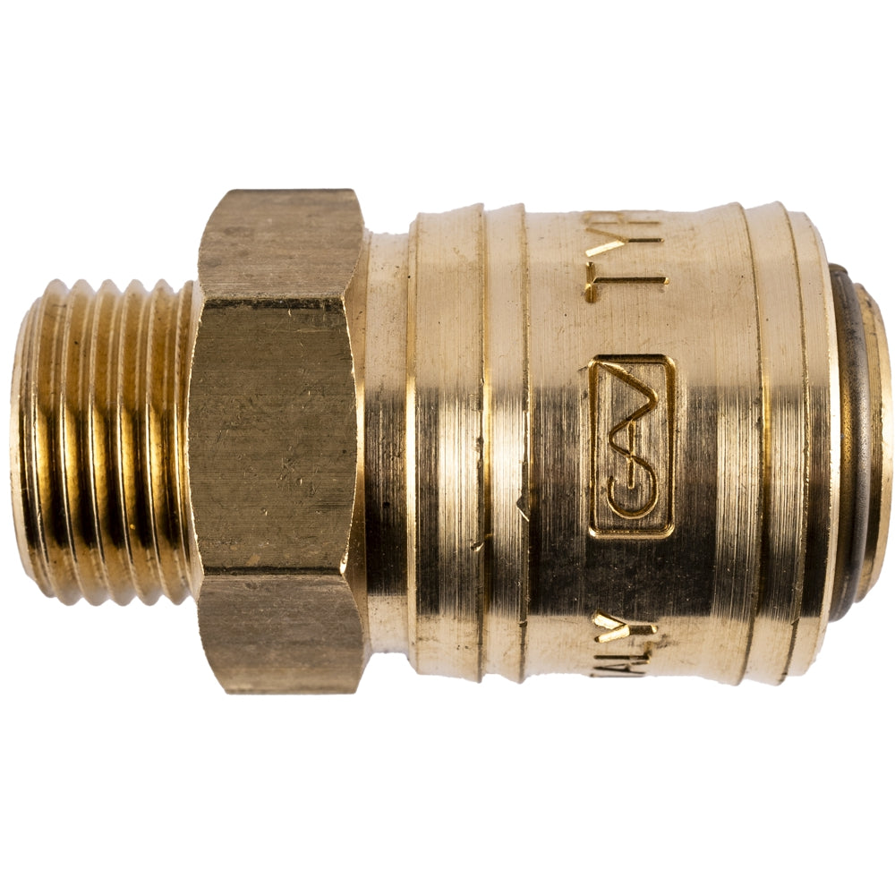 Brass Male Quick Coupler 3/8'm