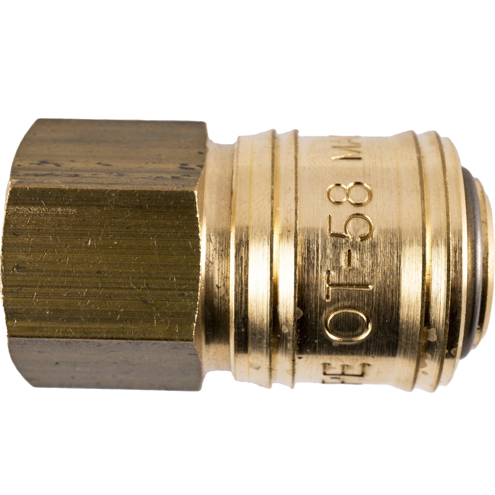 Brass Female Quick Coupler 3/8'f