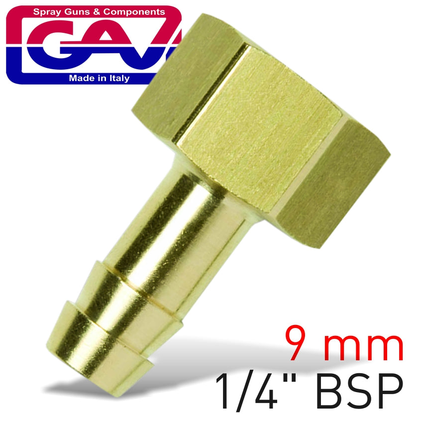 Brass Hose Tail 1 4 Fx 9 Mm