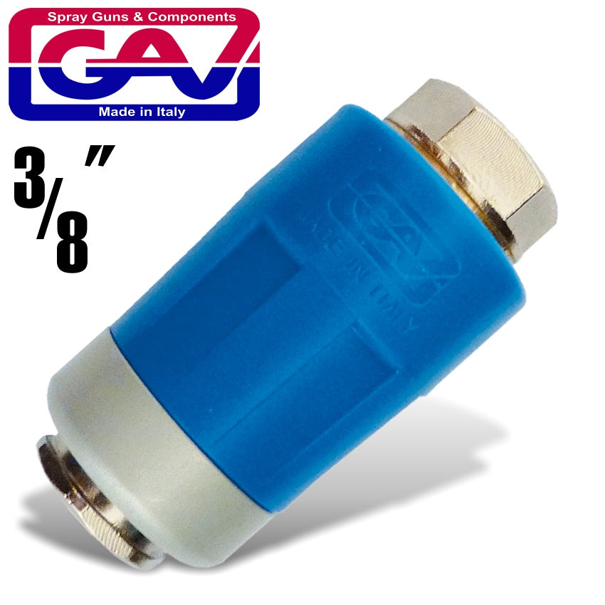 Safety Quick Coupler 3/8 F Two Stage Release Airblock