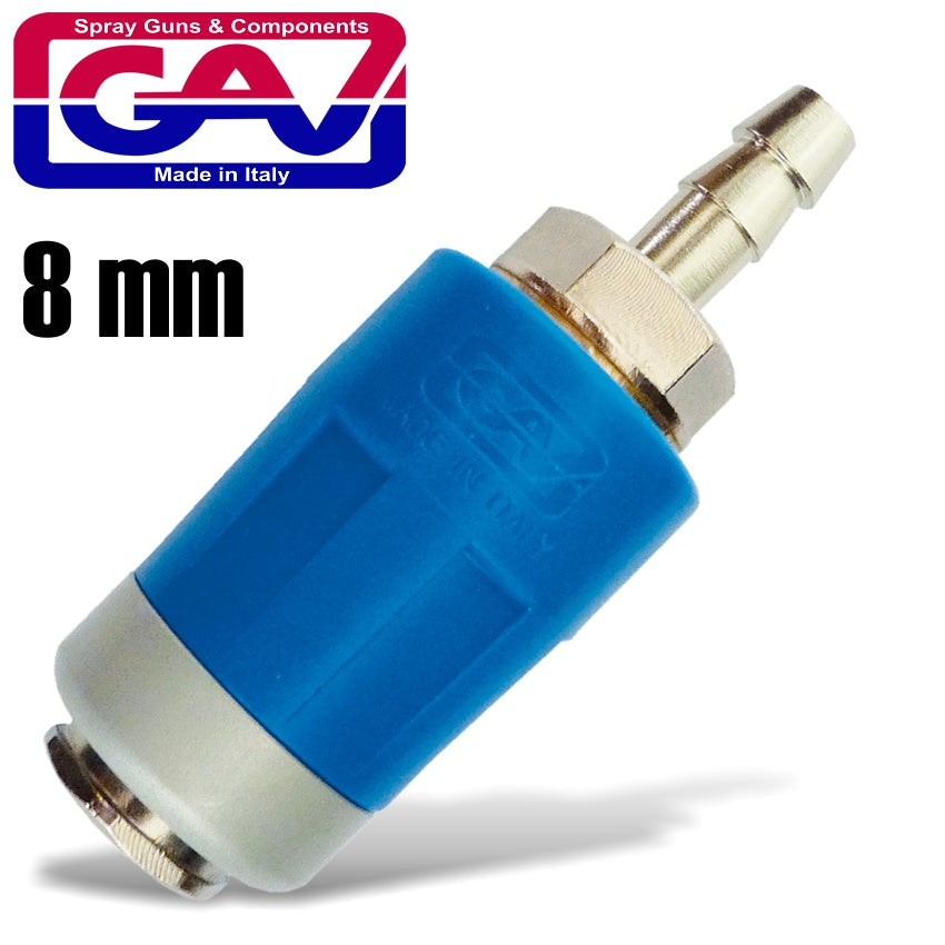 Safety Quick Coupler 8 Mm Packaged Two Stage Release Airblock