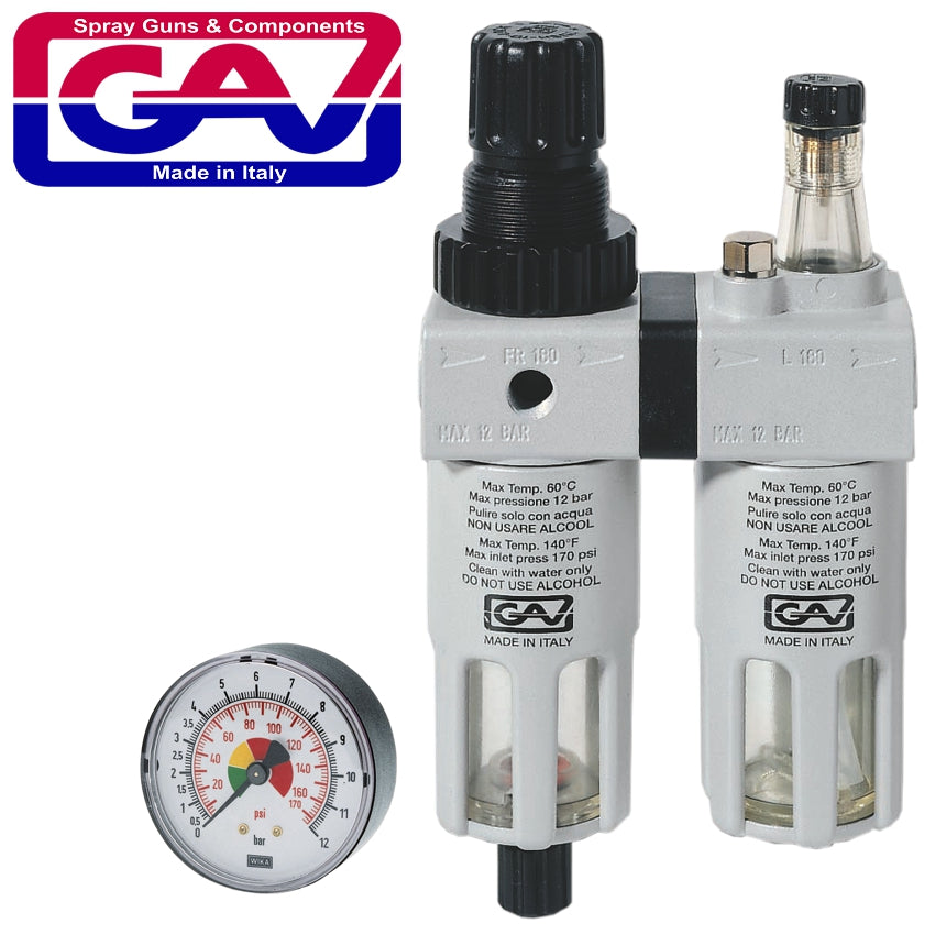 Filter Regulator Lubricator 1/4'