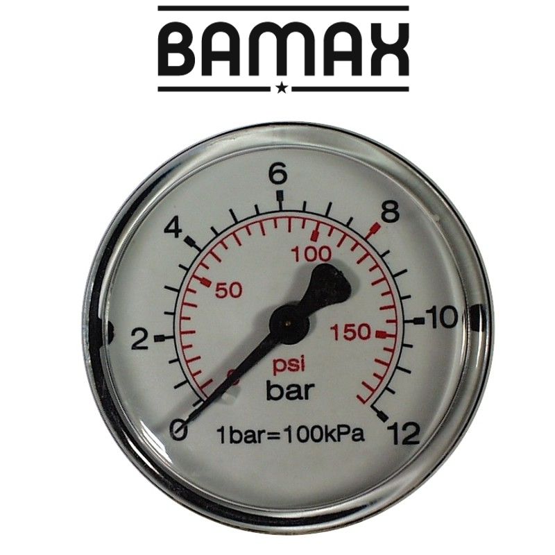 Pressure Gauge 50 Mm 1/8 Rear