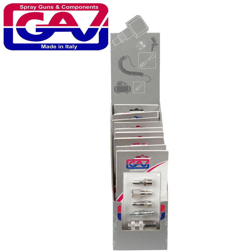 Quick Coupler Set 5 Piece In Box Of 10 Pdq