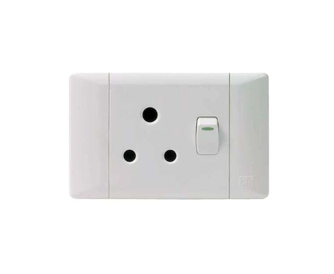 I-Socket Single Horizontal 16 A 2x4 Gf Sw P2001 2 X4