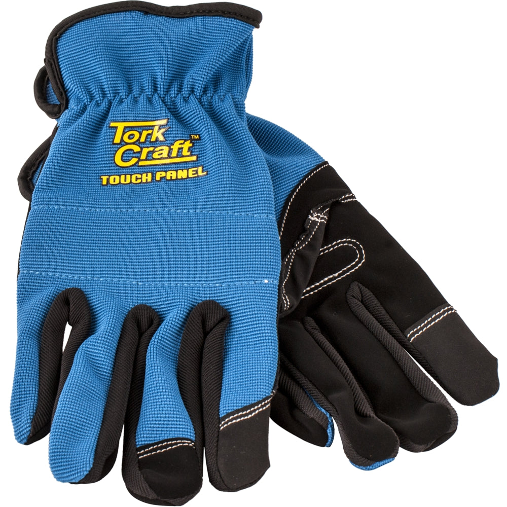 Glove Blue 2 Xl With Pu Palm Multi Purpose