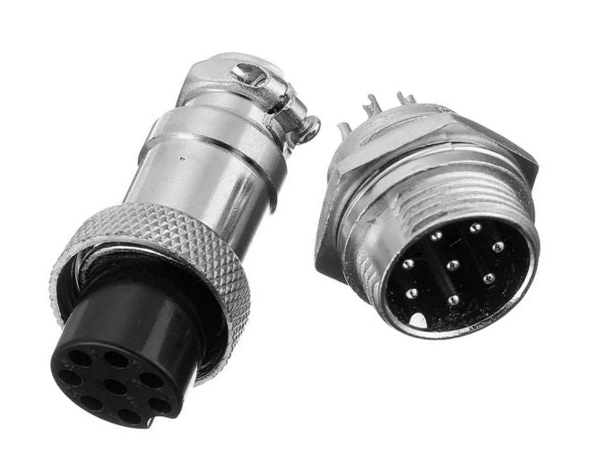 8 W 16mm Mic Plug And Socket Aviation Connector Gx16 A 8 Ps