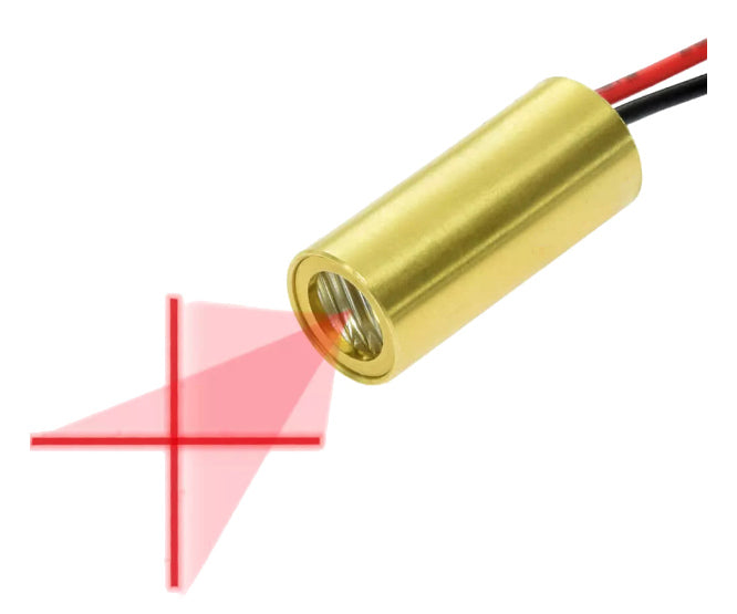 Cross (+) Laser Module 9mm 650nm 5 V Haian 9 Hm