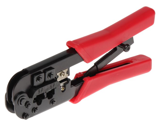 Crimper For Modular Plugs Rj11, Rj12, Rj45 Ht 568