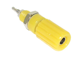 Banana Socket 4mm Yellow Captive K201 Yl