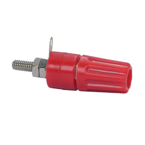 Banana Socket 4mm Red L=43 D=13 K2076 A Rd