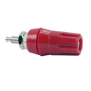 Banana Socket 4mm Rd L=47mm D=17 K2076 Red